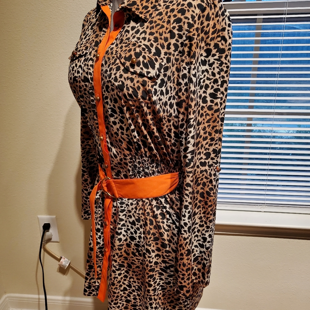 StitchFix | Olive & Oak Animal Print Dress